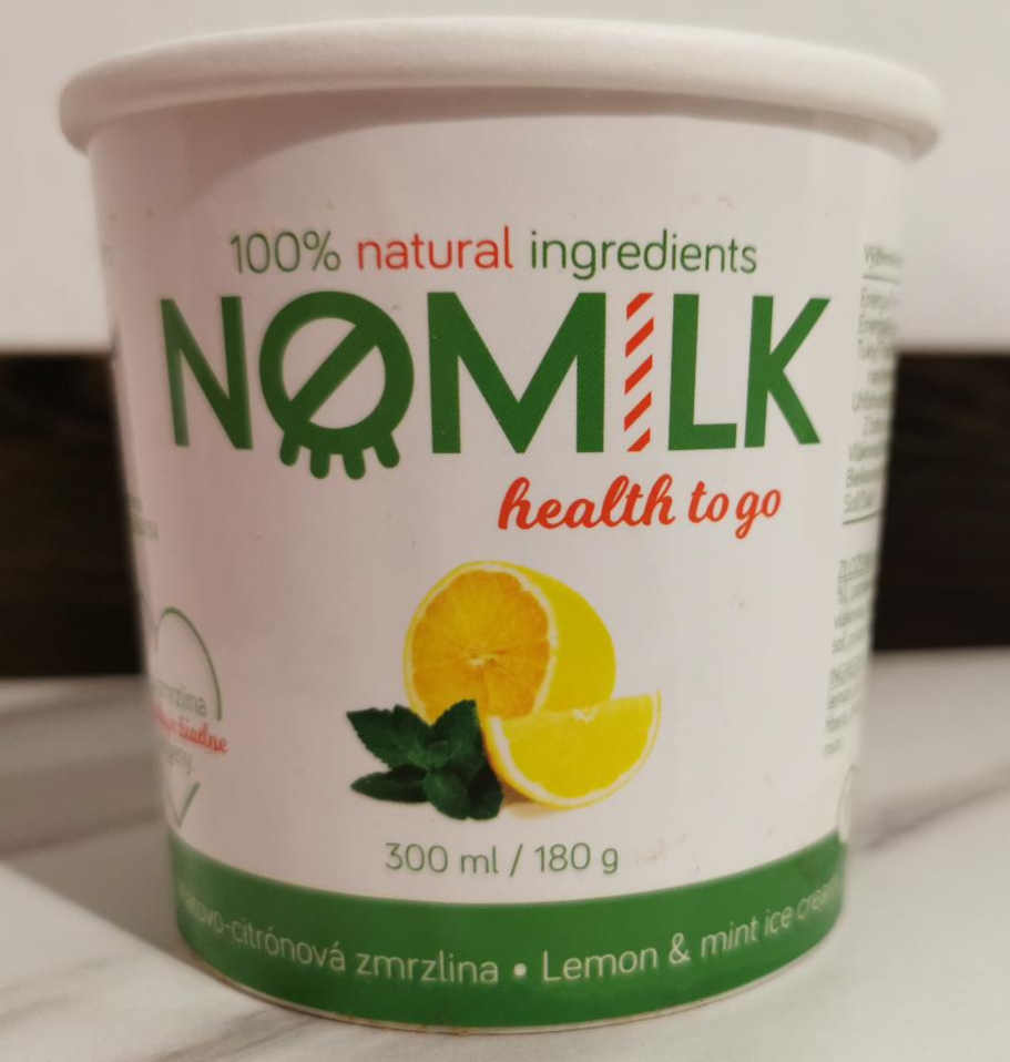 Fotografie - Nomilk Health To Go Ice Cream Citrus