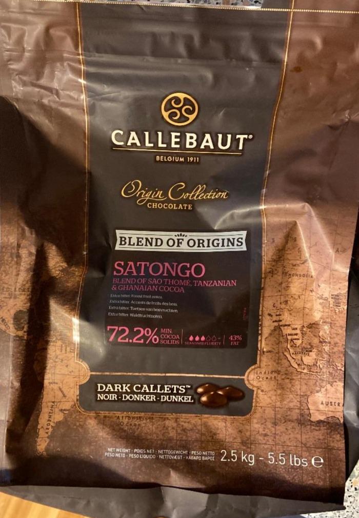 Fotografie - Callebaut Satongo 72.2%