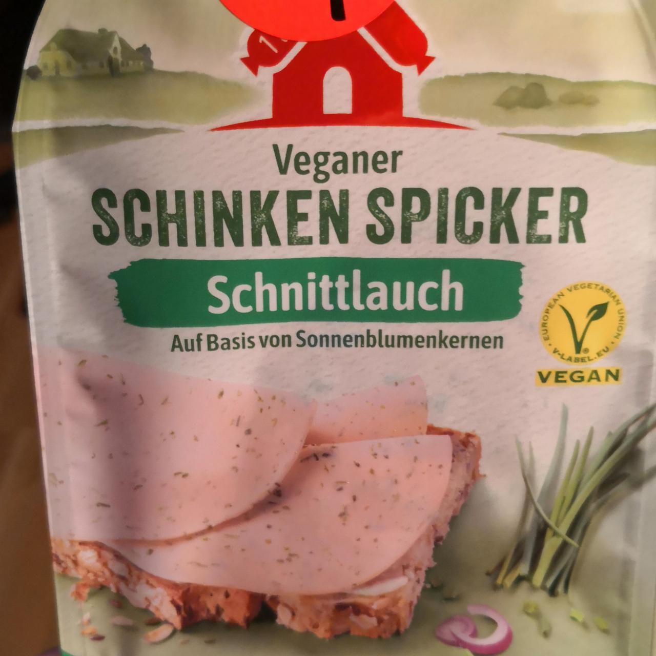 Fotografie - Veganer schinken spicker Schnittlauch Rügenwalder