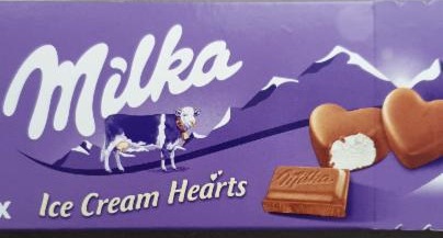 Fotografie - Milka ice cream hearts