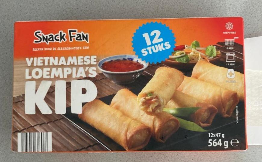 Fotografie - Vietnamese Loempia's Kip Snack Fan