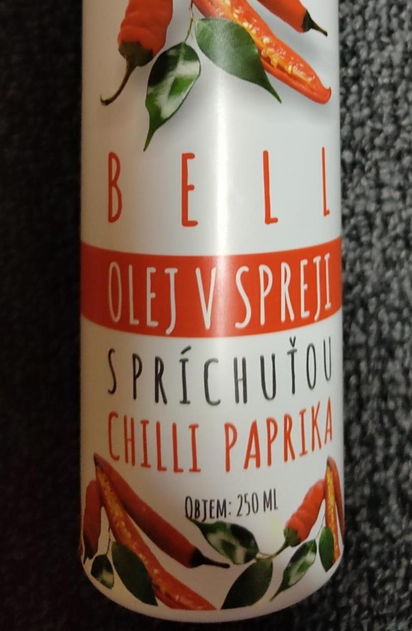 Fotografie - Olej v spreji s príchuťou chilli paprika Bell