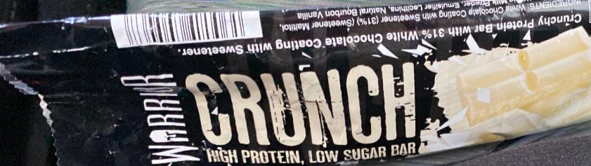 Fotografie - Crunch High protein, Low sugar bar Warrior