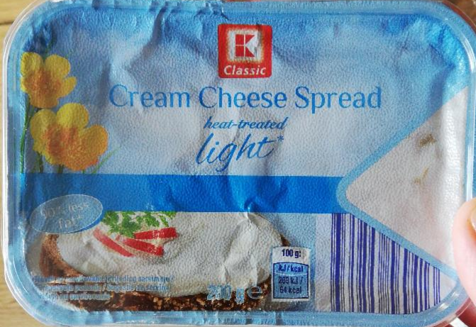 Fotografie - Cream Cheese Spread light: syrová pomazánka z odtučneného čerstvého syra Kaufland