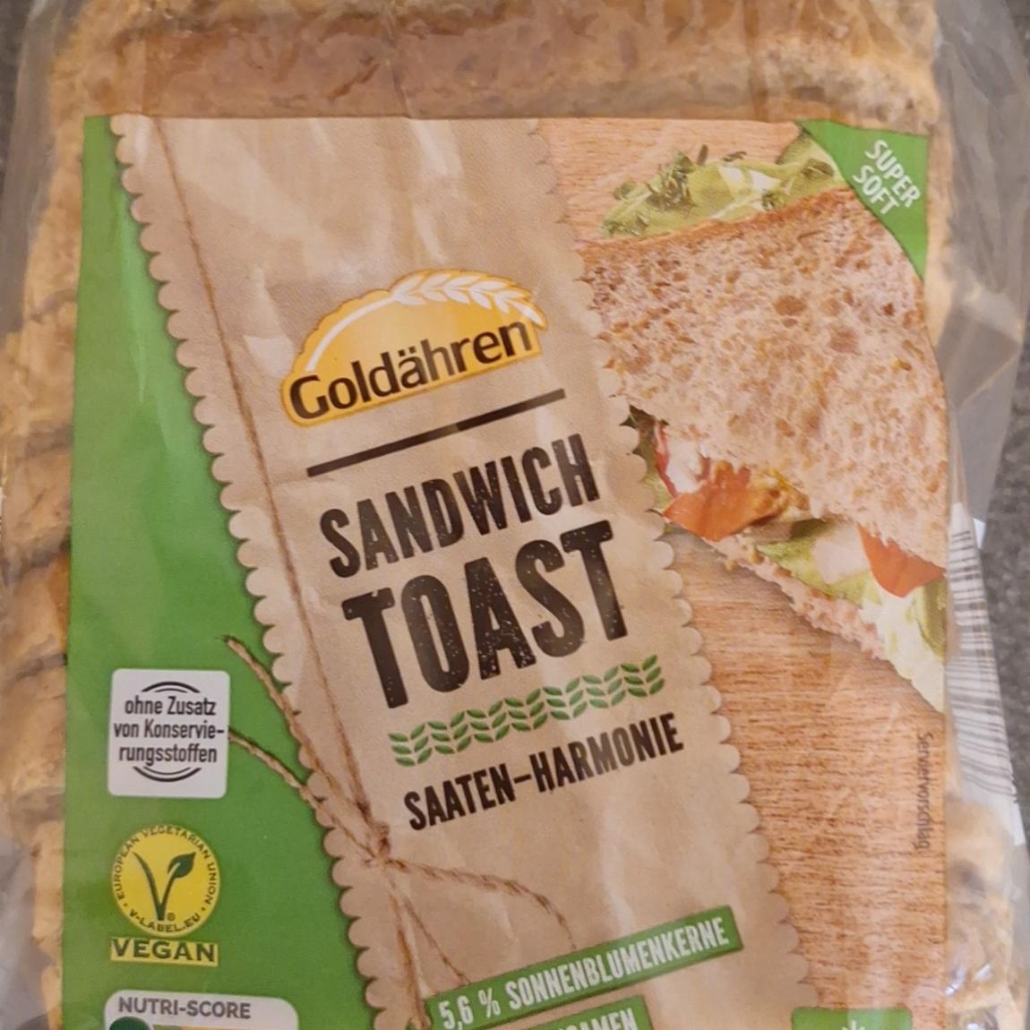 Fotografie - Sandwich Toast Goldähren