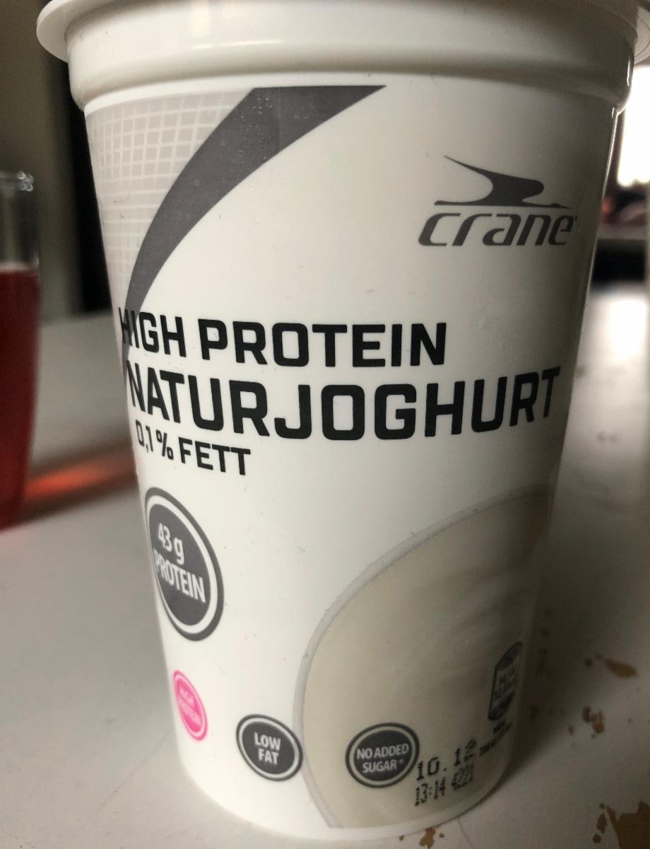 Fotografie - Crane high protein naturjoghurt