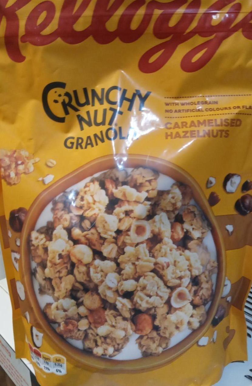 Fotografie - Crunchy Nut Granola Caramelised Hazelnuts Kellogg's