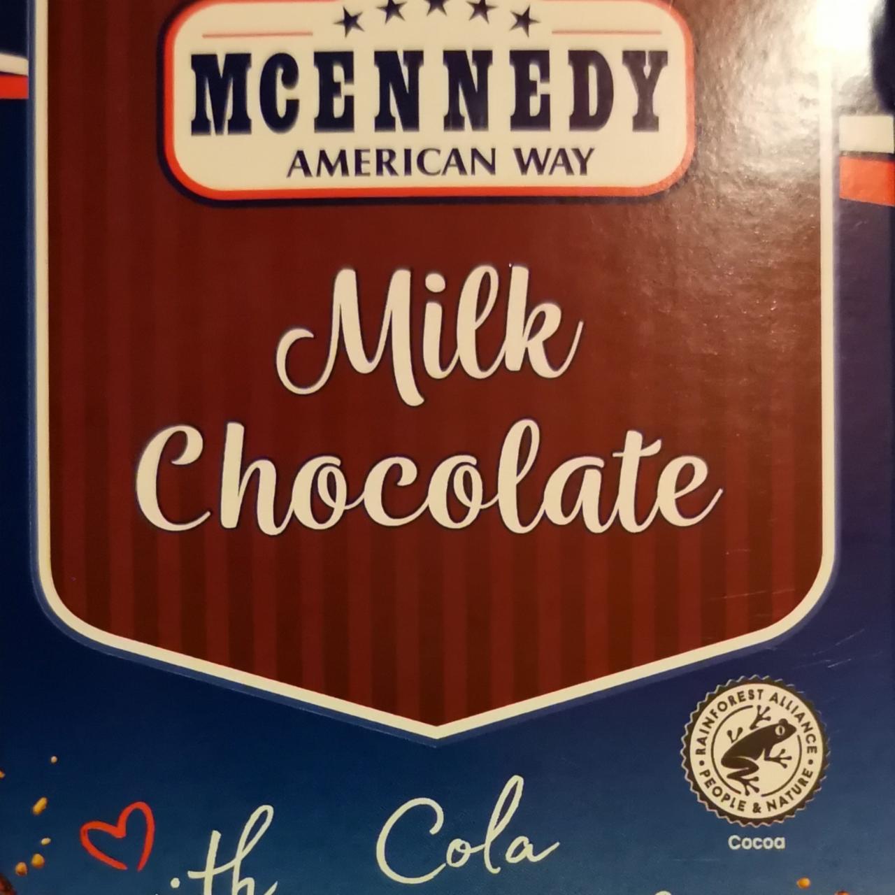 Fotografie - McEnnedy American Way Milk chocolate meets cola pearls