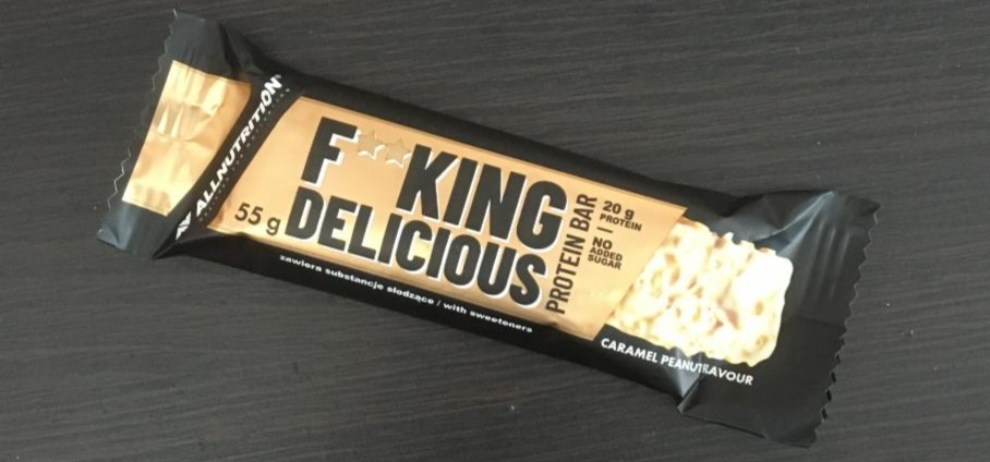 Fotografie - F**king delicious protein bar caramel peanut