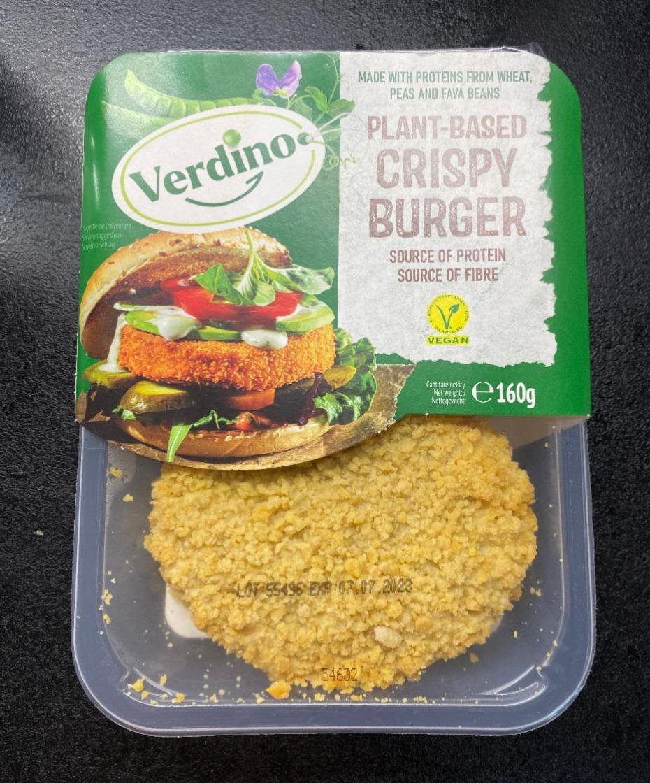 Fotografie - Plant-Based Crispy Burger Verdino