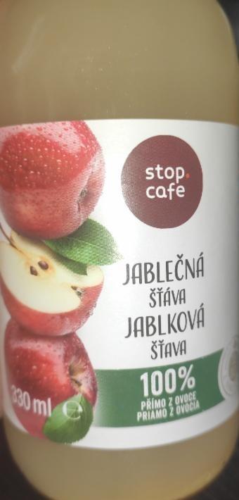 Fotografie - Jablková šťava 100% priamo z ovocia Stop Cafe
