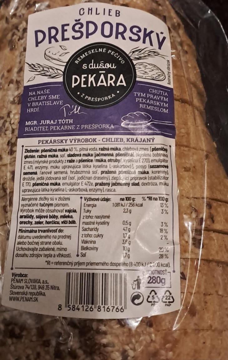 Fotografie - Prešporský chlieb S dušou pekára