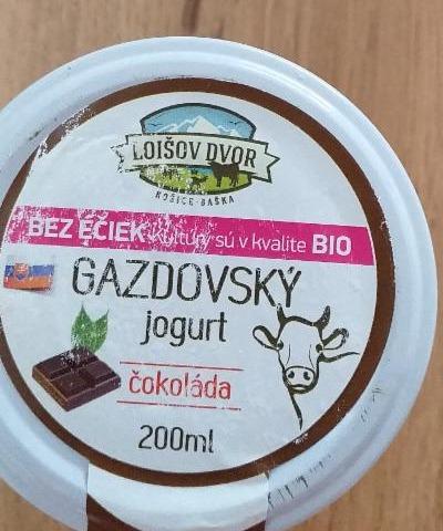Fotografie - Gazdovský jogurt čokoláda Loišov dvor