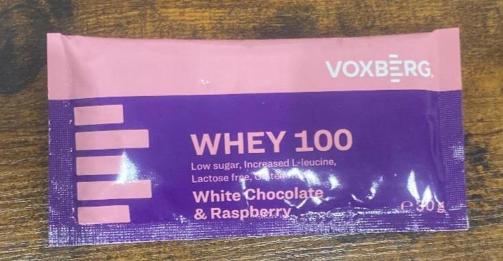 Fotografie - Whey 100 White Chocolate & Raspberry Voxberg