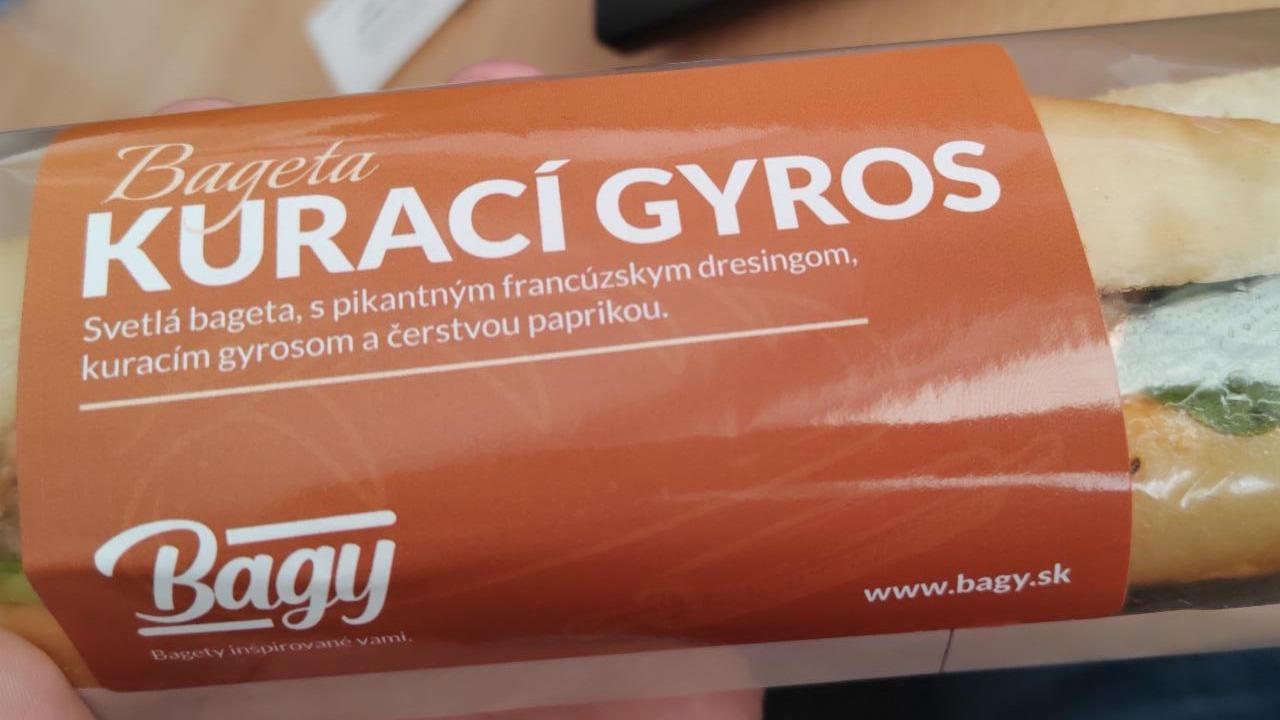 Fotografie - Bageta Kurací Gyros Bagy