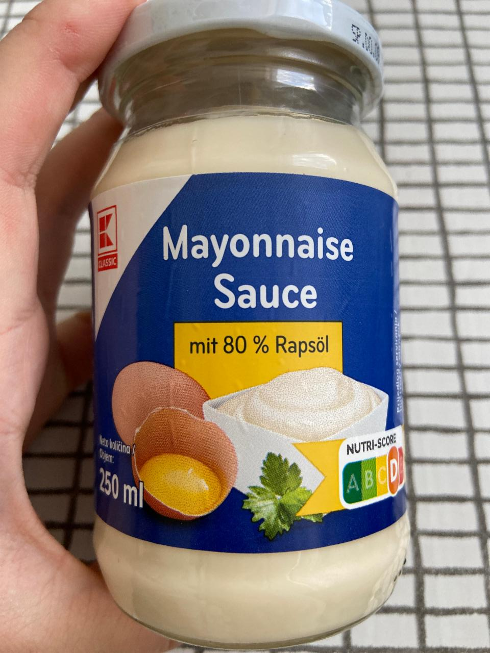 Fotografie - Mayonnaise Sauce mit 80% Rapsöl K-Classic