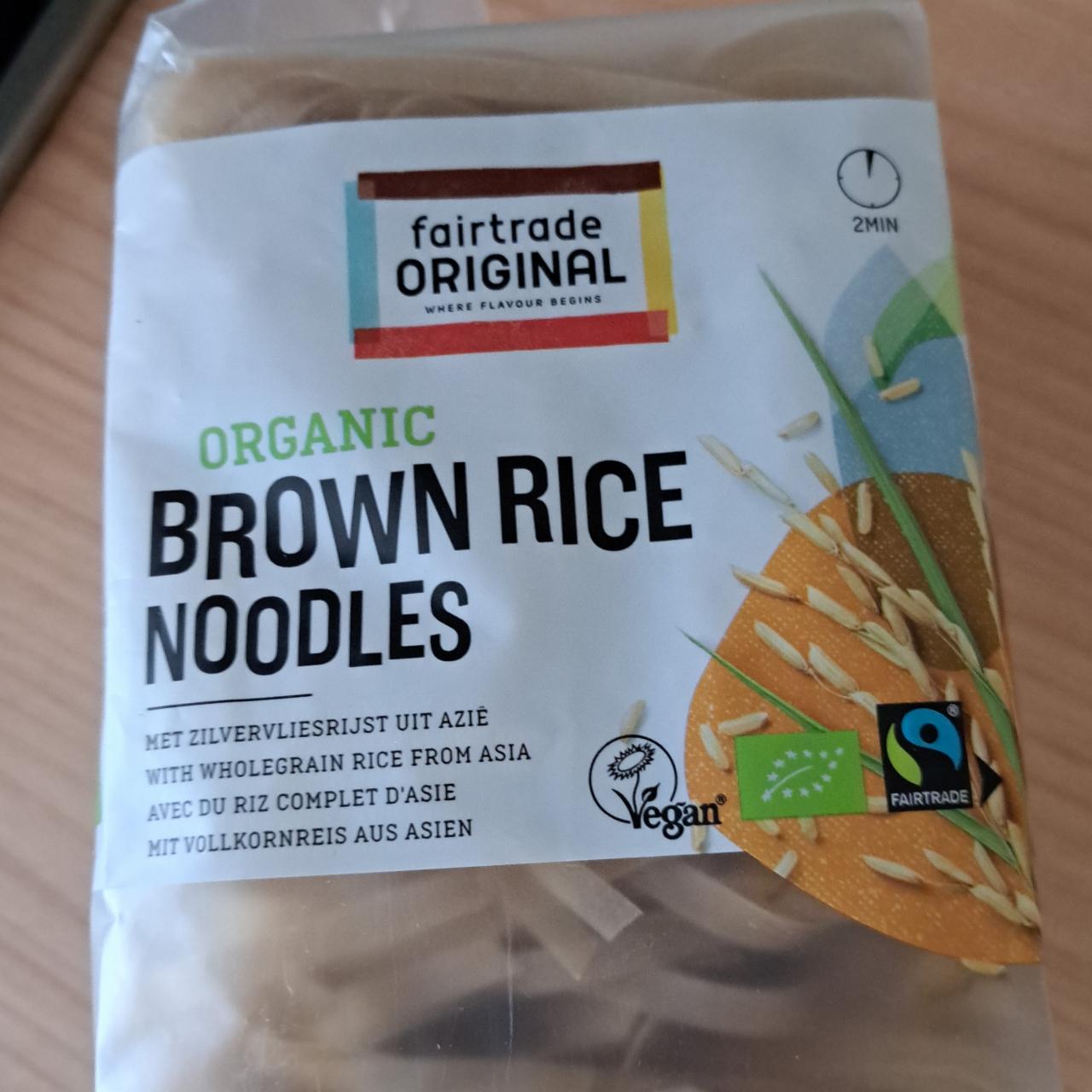 Fotografie - Organic Brown Rice Noodles Fairtrade Original