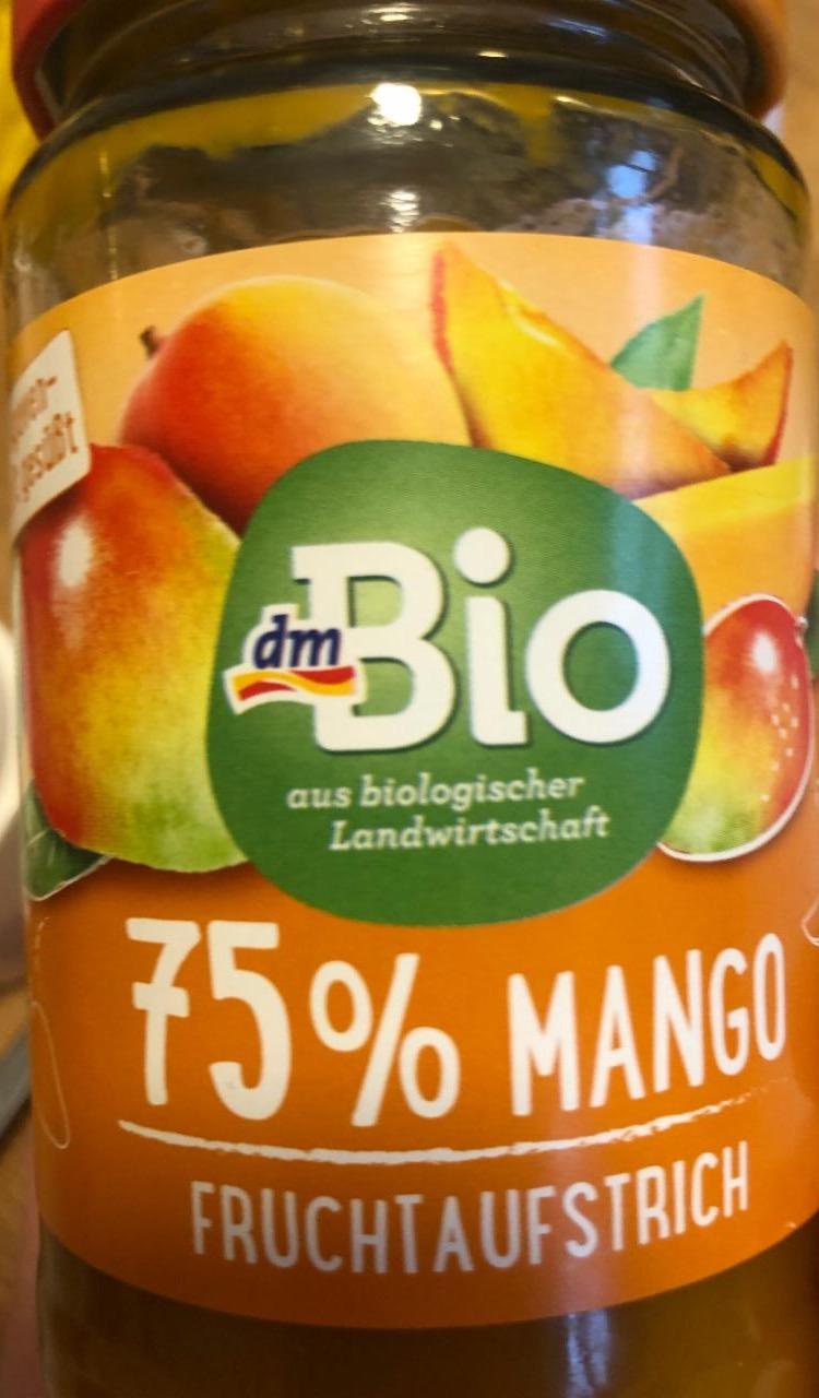Fotografie - dmBio 75% Mango Fruchtaufstrich