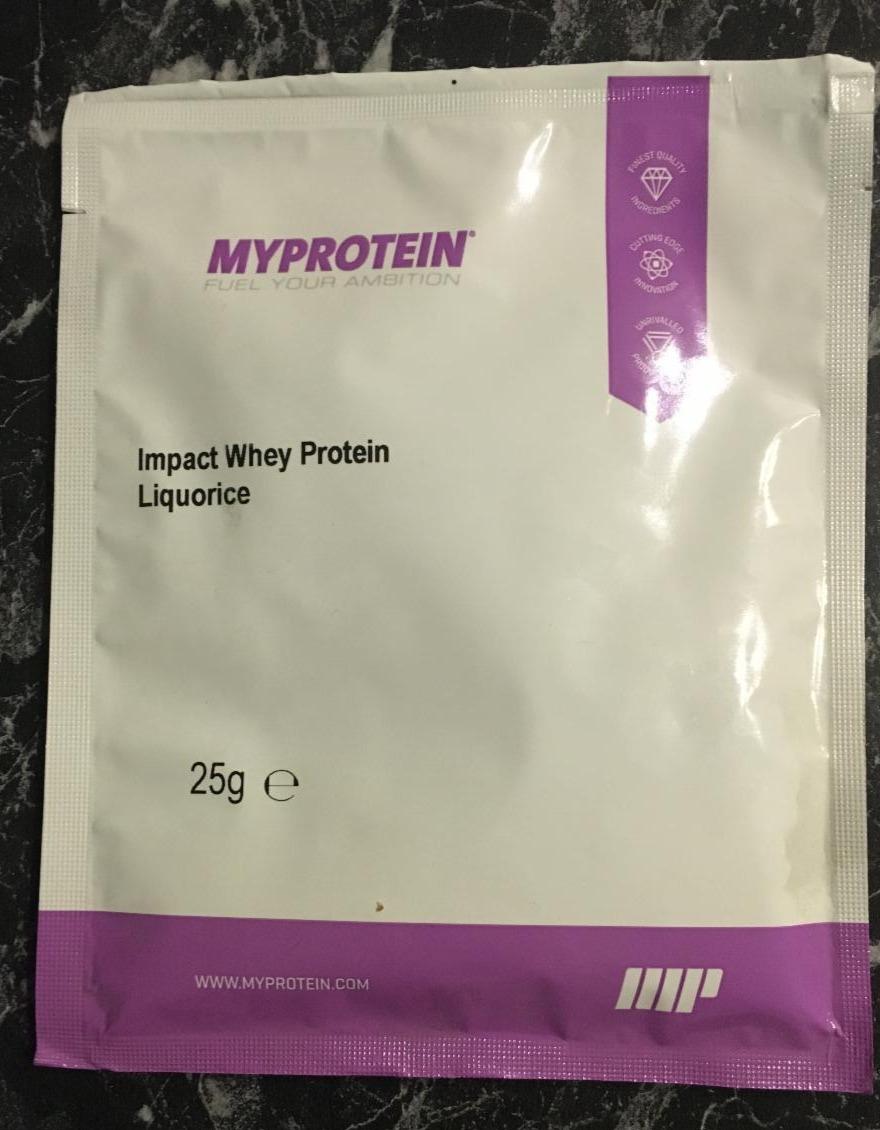 Fotografie - Impact Whey Protein Liquorice MyProtein