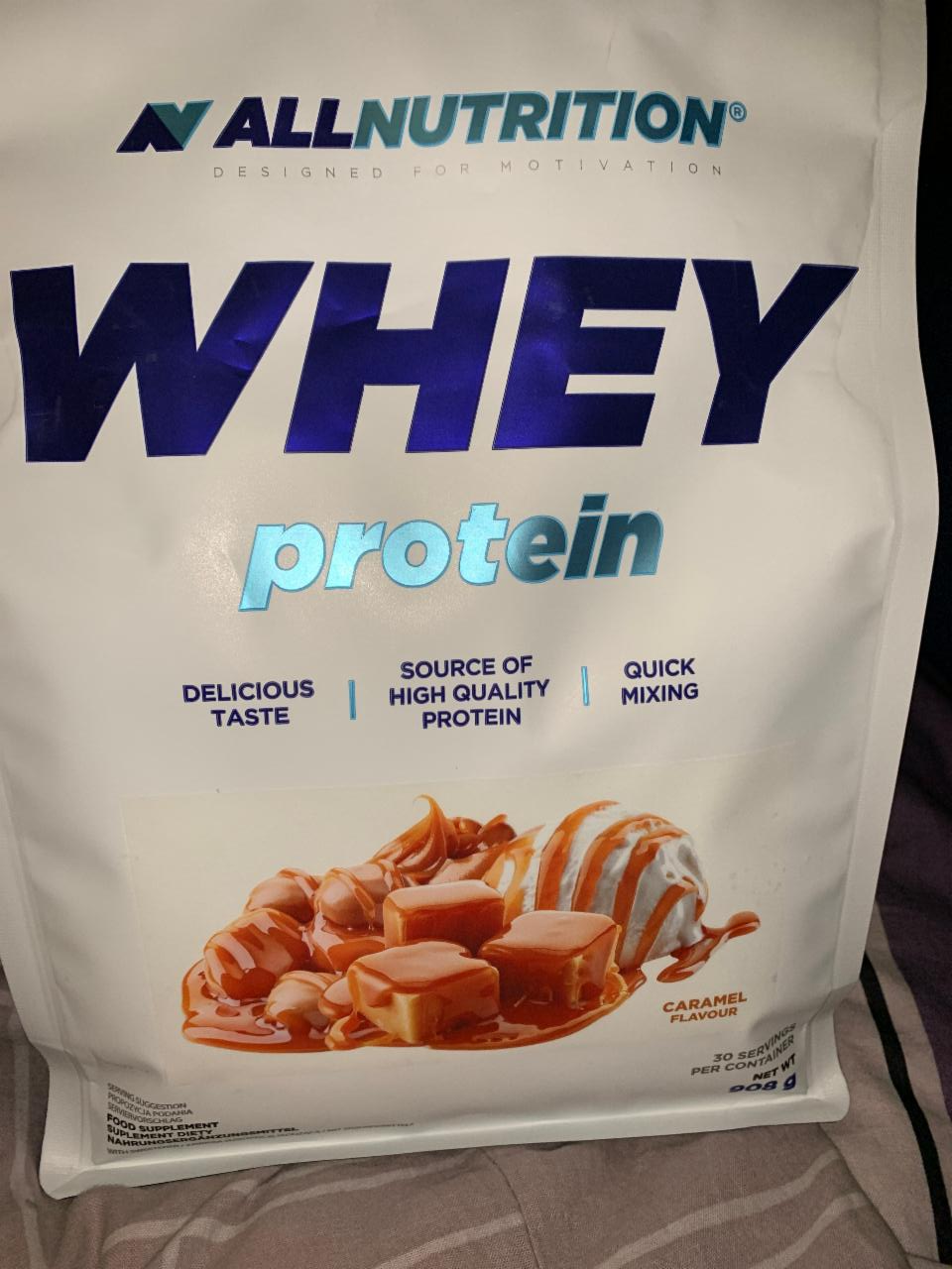 Fotografie - Whey protein caramel AllNutrition