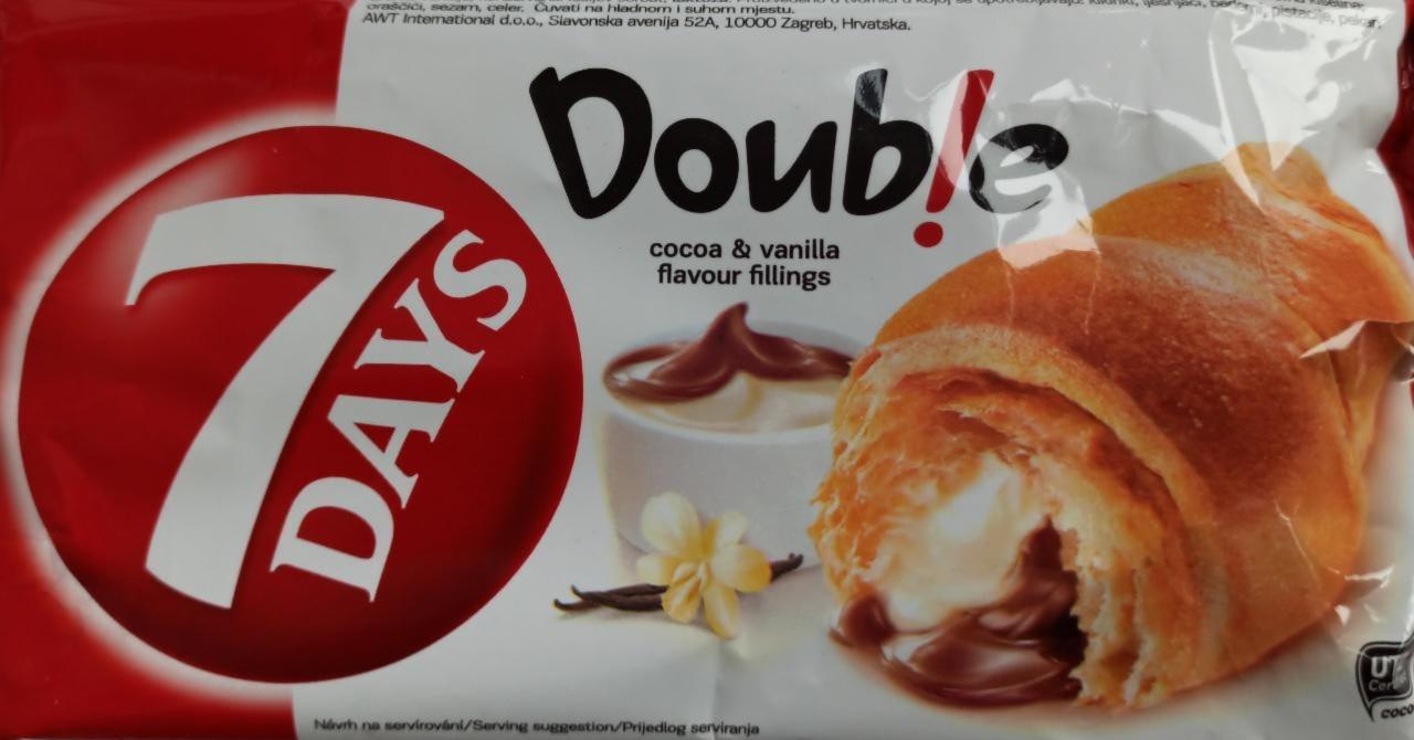 Fotografie - Double Croissant cocoa & vanilla flavour fillings 7 Days