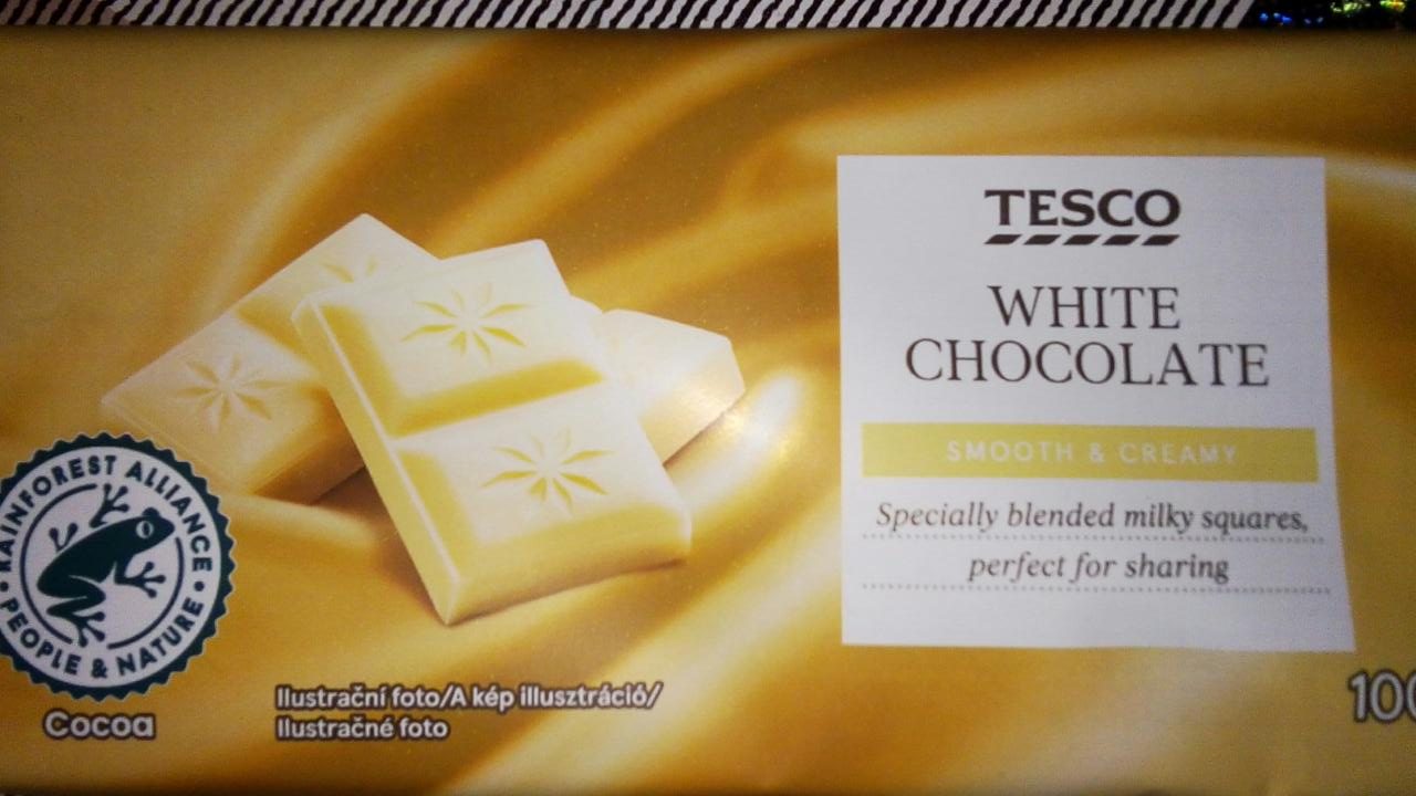 Fotografie - White chocolate Tesco