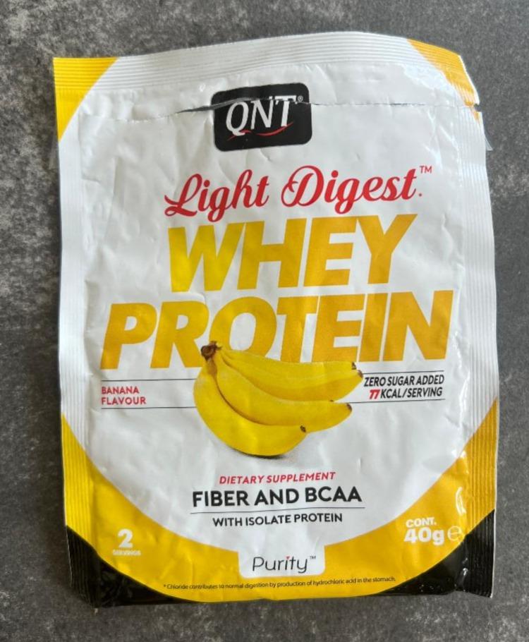 Fotografie - Whey Protein Light Digest Banana QNT