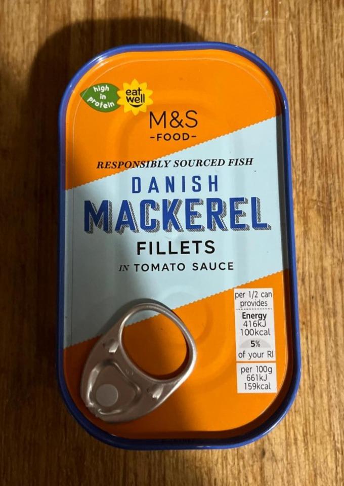 Fotografie - Danish Mackerel Fillets in tomato sauce M&S
