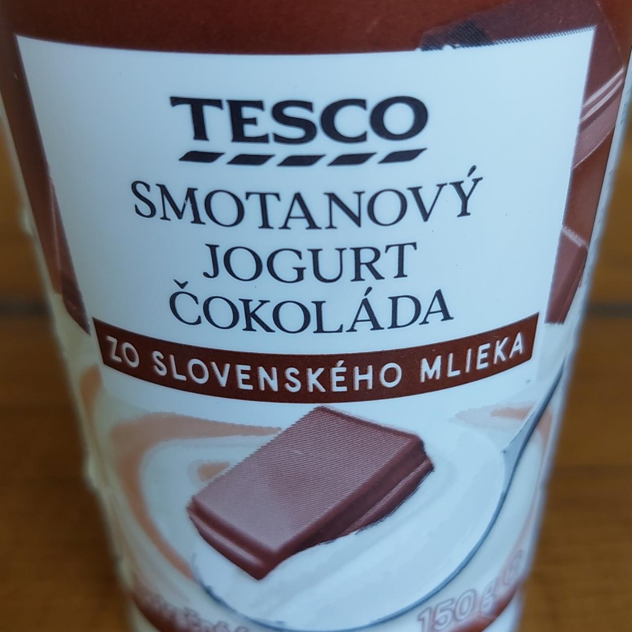 Fotografie - Smotanový jogurt čokoláda Tesco