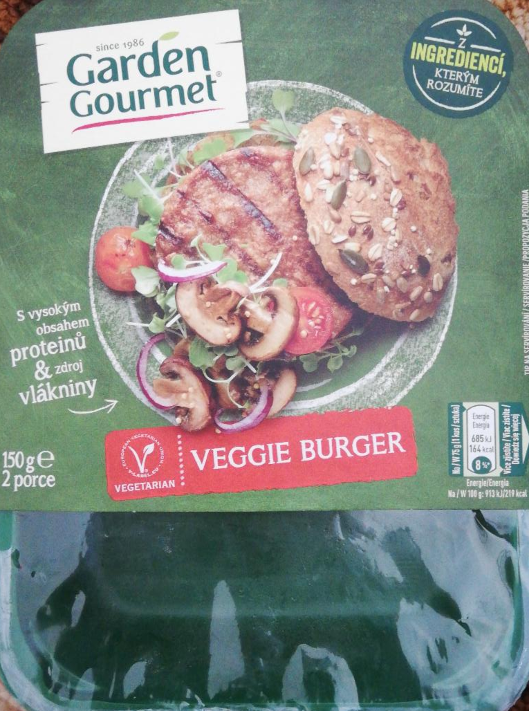 Fotografie - Garden Gourmet burger vegan