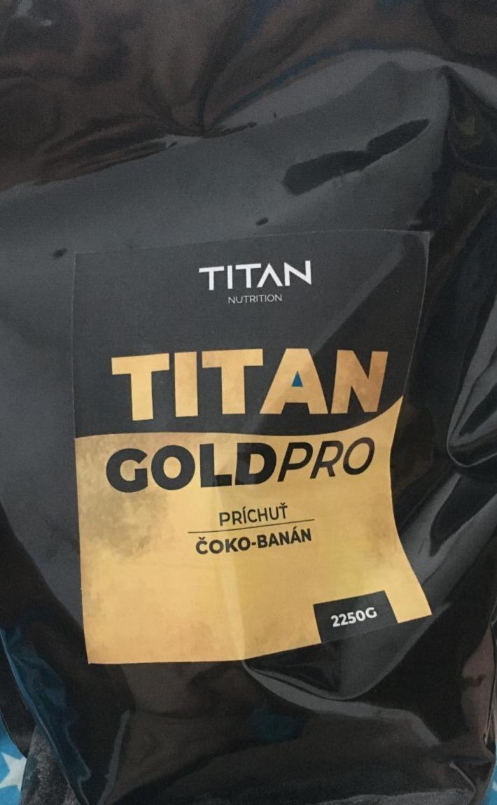 Fotografie - Titan Gold Pro protein príchuť čoko - banán