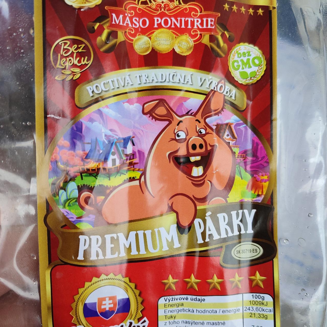 Fotografie - Premium Párky Mäso Ponitrie