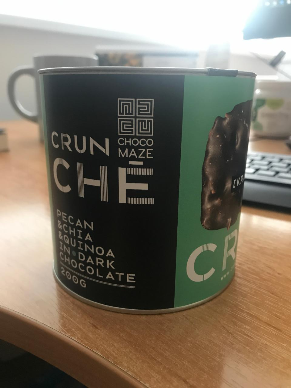 Fotografie - Crun Ché Choco Maze Pecan & Chia & quinoa in dark chocolate