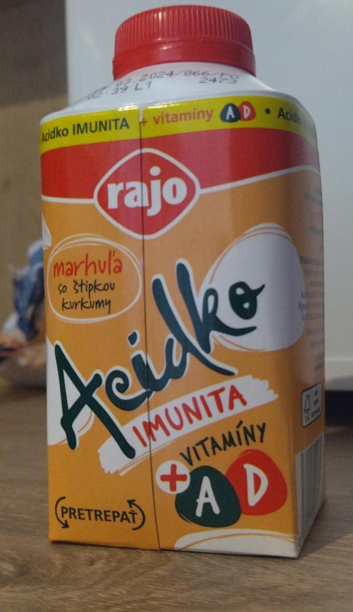 Fotografie - Acidko Imunita marhuľa so štipkou kurkumy Rajo