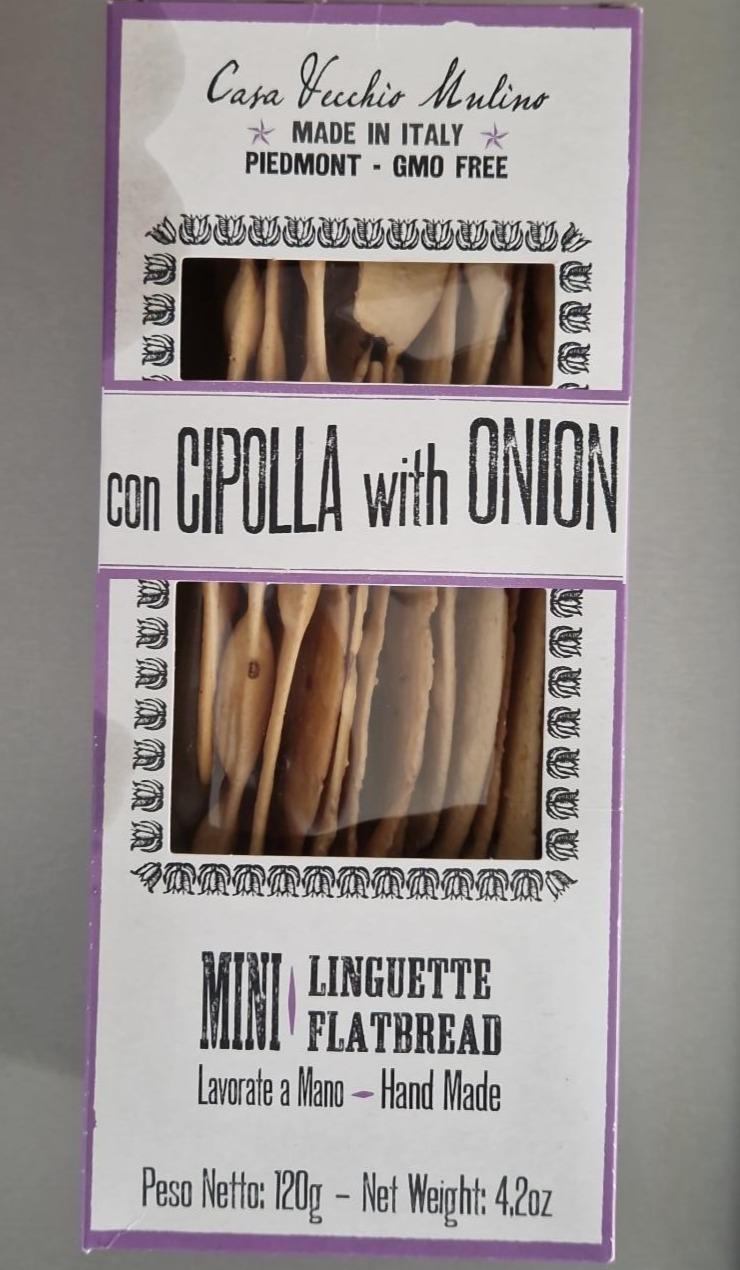 Fotografie - Con Cipolla with Onion Mini Linguette Flatbread Casa Vecchio Mulino
