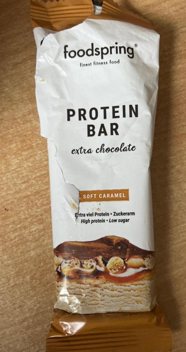 Fotografie - Protein Bar Extra chocolate Soft Caramel Foodspring