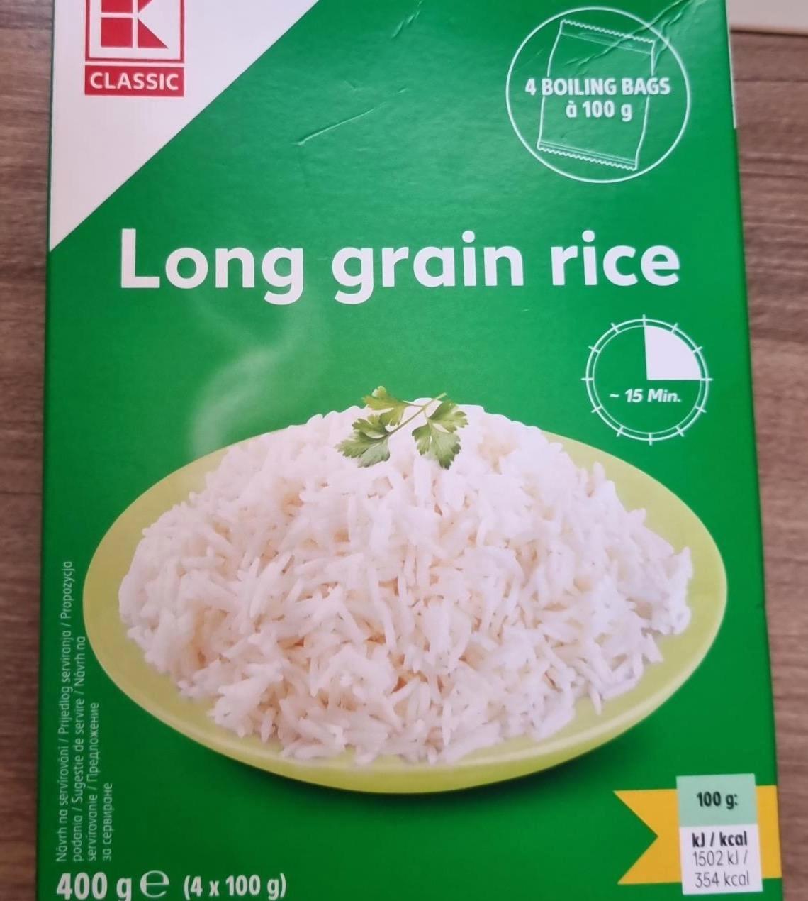 Fotografie - Long grain rice K-Classic