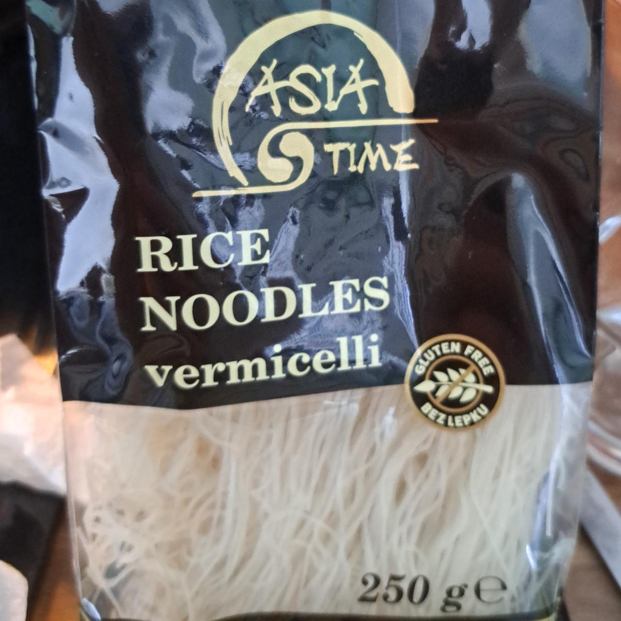 Fotografie - Rice noodles vermicelli Asia Time