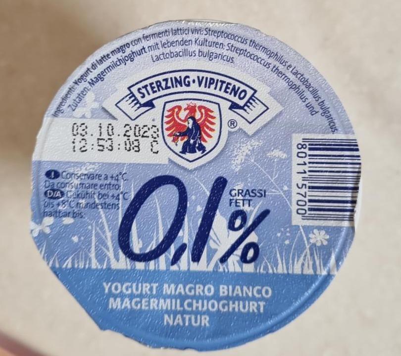 Fotografie - Yogurt Magro Bianco 0,1% Fett Sterzing Vipiteno