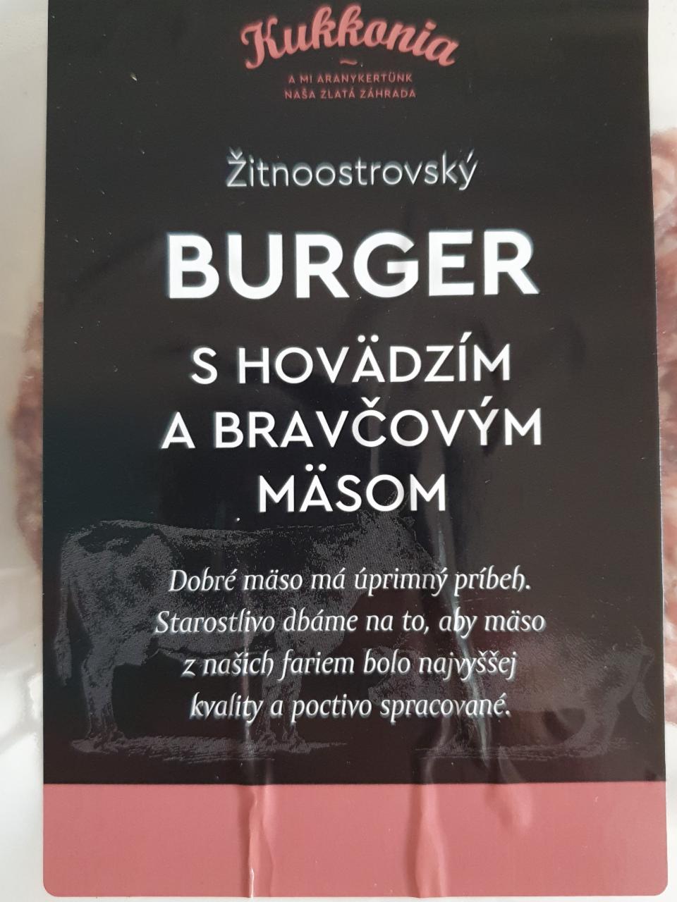Fotografie - Burger s hovädzím a bravčovým mäsom Kukkonia