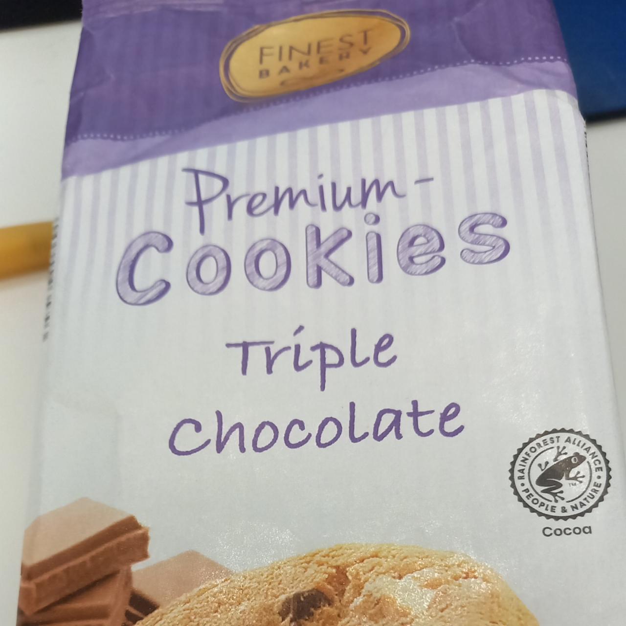 Fotografie - Premium Cookies Triple chocolate Finest Bakery