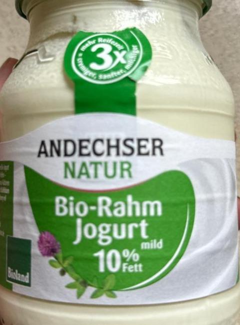 Fotografie - Bio-Rahm Jogurt mild 10% fett Andechser natur