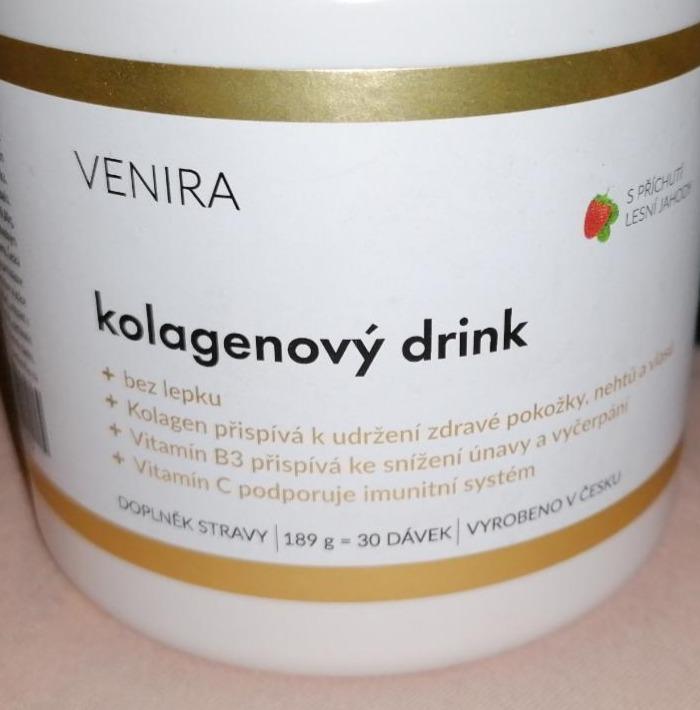Fotografie - Kolagenový drink Lesná jahoda Venira