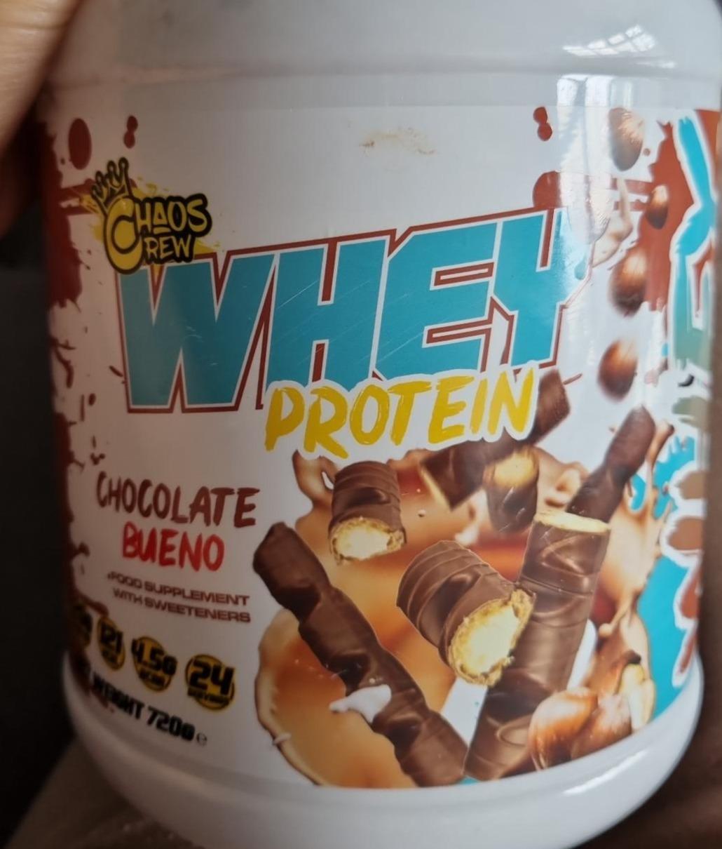 Fotografie - Whey Protein Chocolate Bueno Chaos Crew