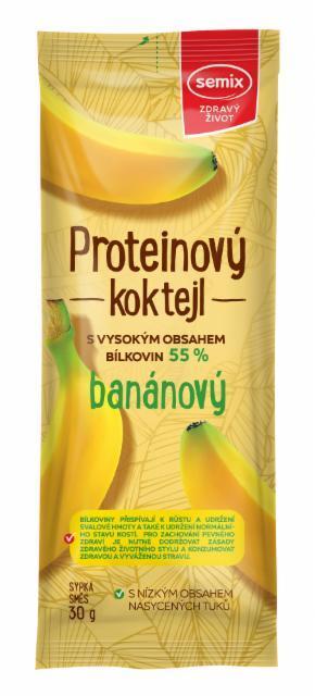 Fotografie - Proteínový koktail banánový Semix