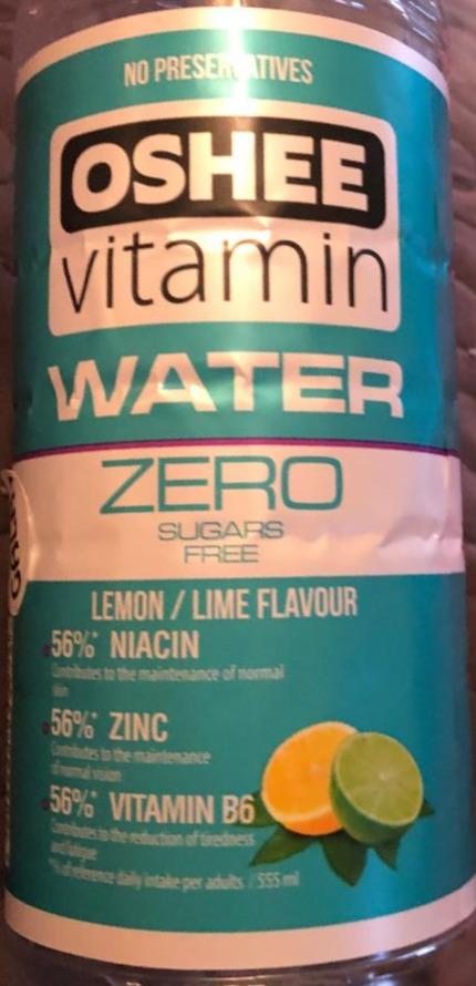Fotografie - Oshee vitamin water zero lemon lime