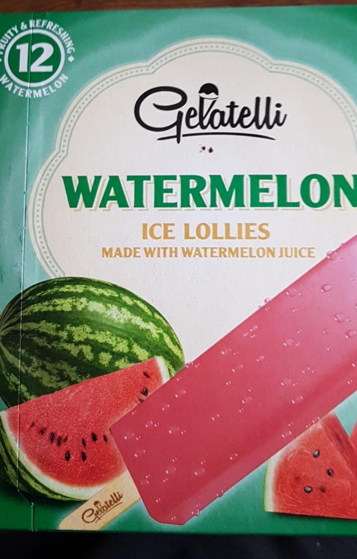 Fotografie - Watermelon Ice lollies Gelatelli
