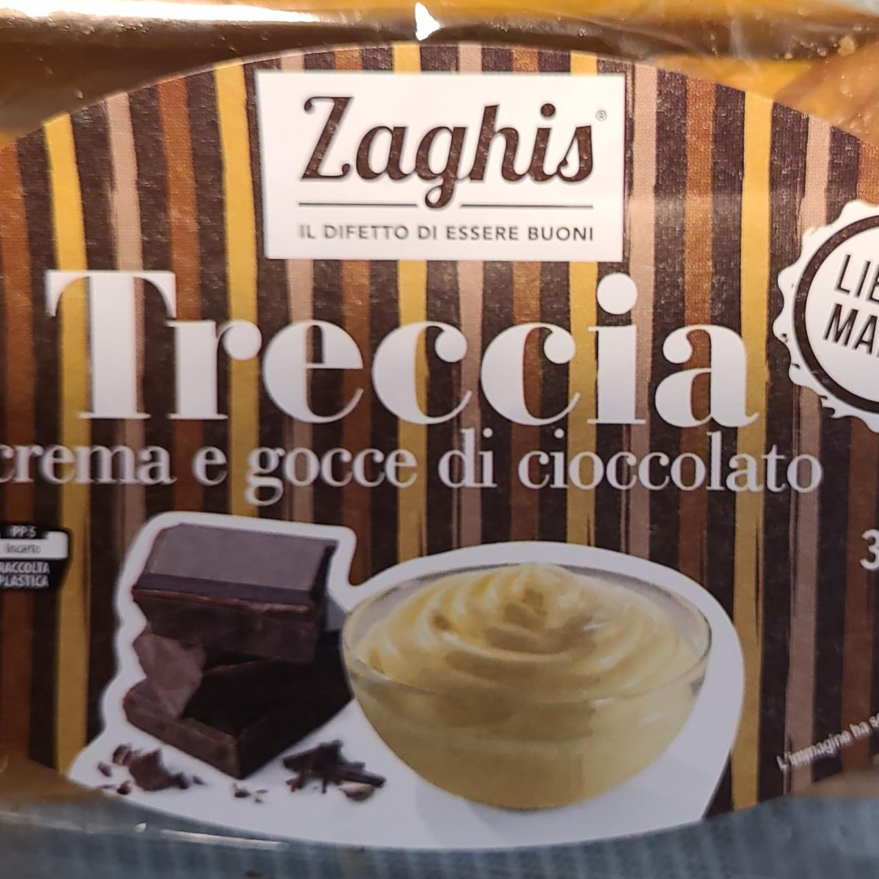 Fotografie - Treccia crema e gocce di cioccolato Zaghis