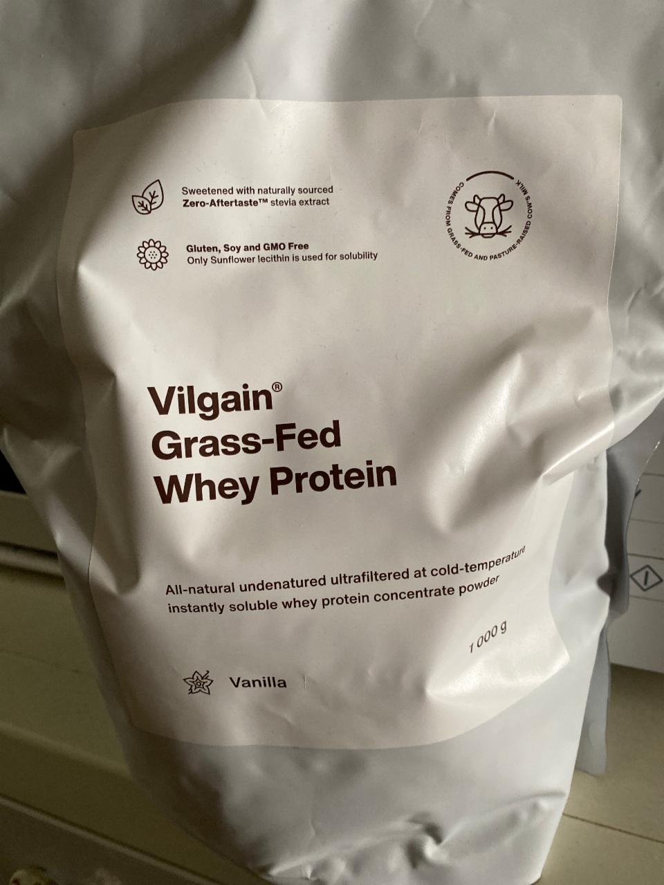 Fotografie - Grass-Fed Whey Protein Vanilla Vilgain