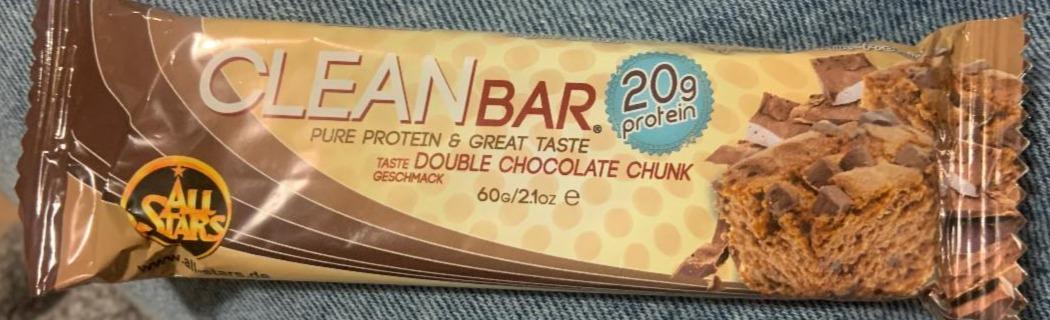 Fotografie - clean bar double chocolate chunk ALL STARS